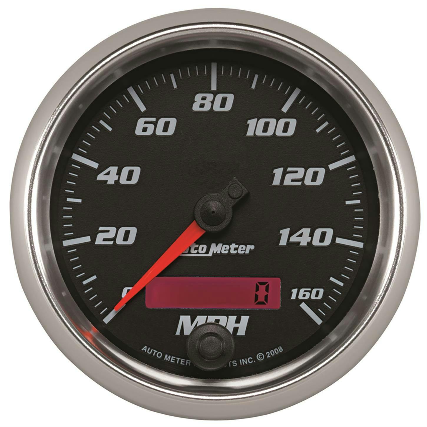 AutoMeter 19689 Speedo Gauge, 3 3/8 Inch, 160MPH, Electric, Black
