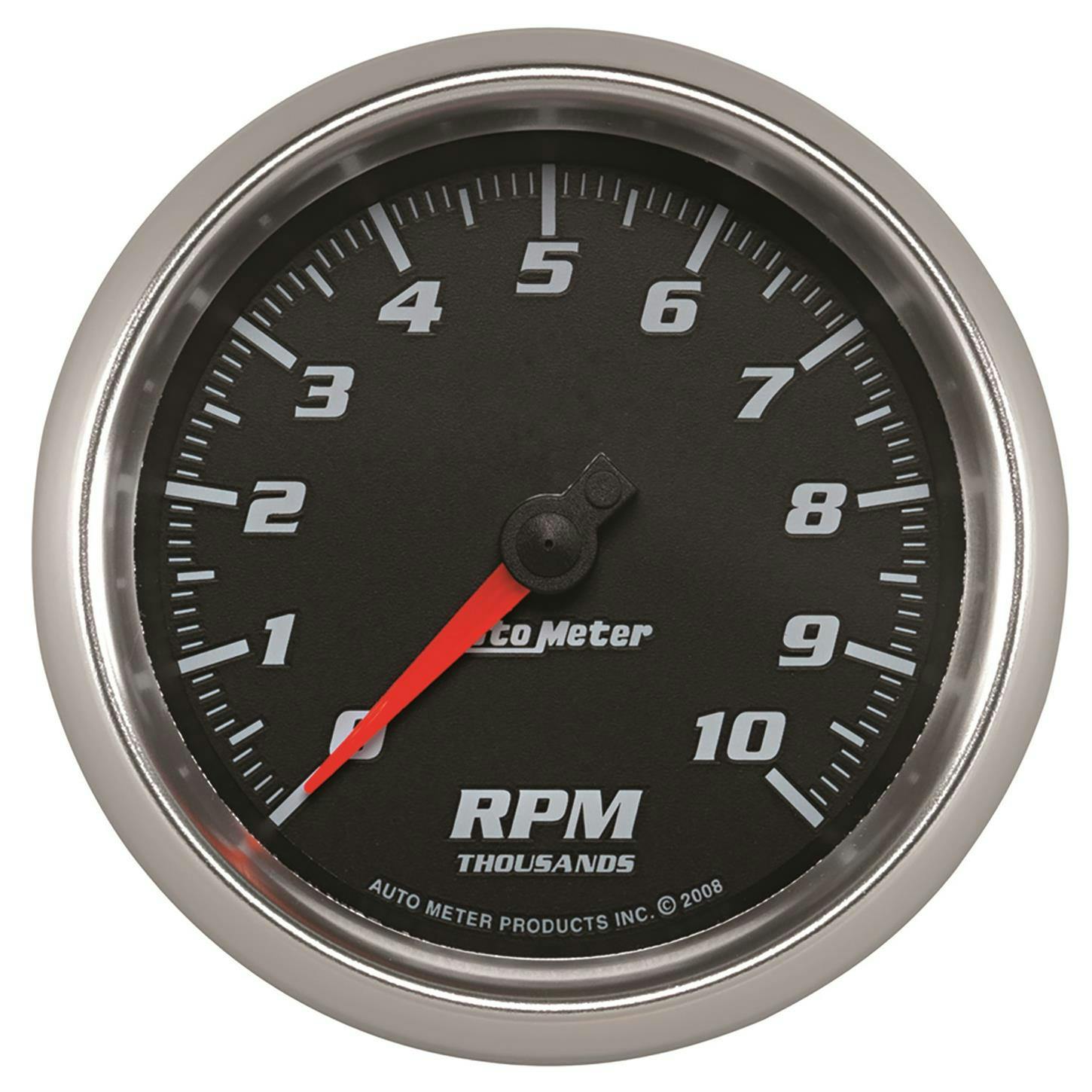 AutoMeter 19698 Tach Gauge, 3 3/8 Inch, 10K RPM, Black