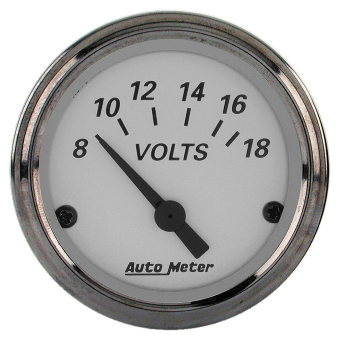 AutoMeter 1992 American Platinum Air-Core Voltmeter Gauge