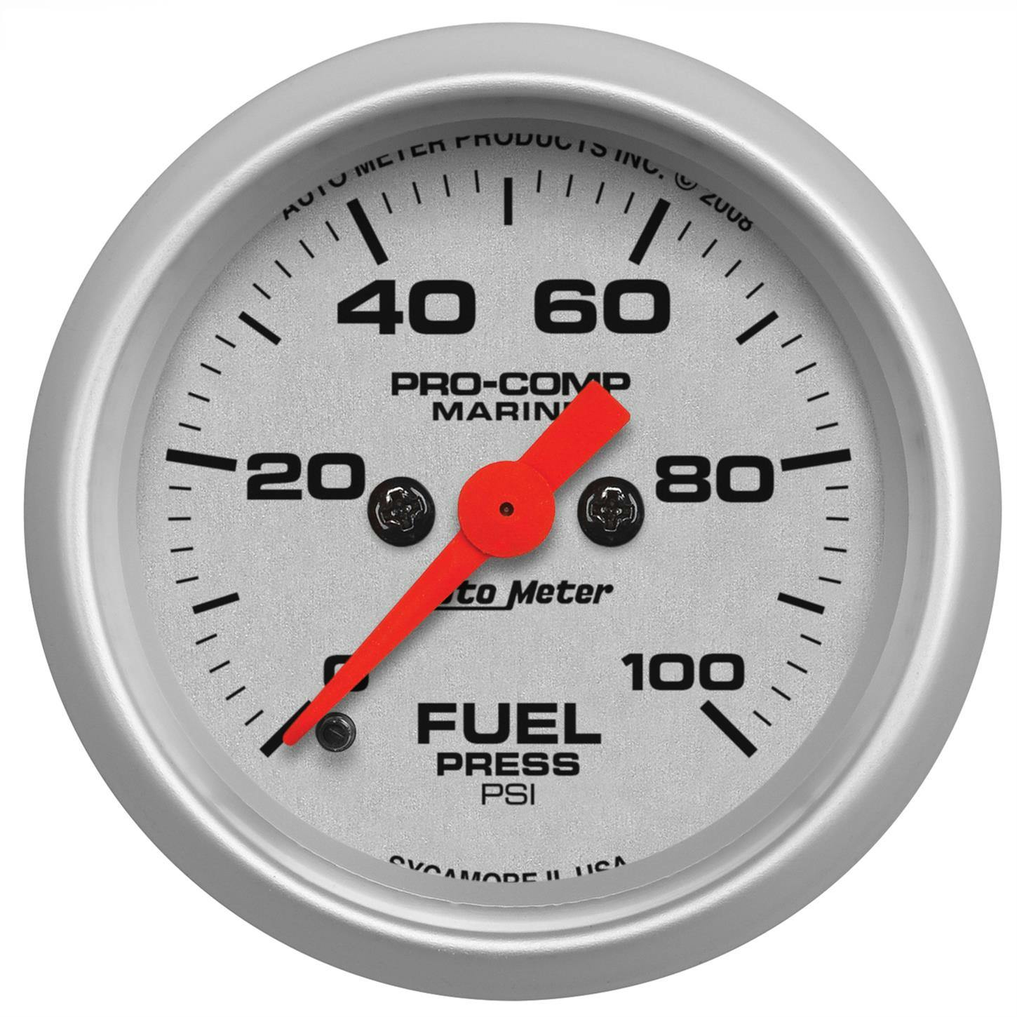 AutoMeter 200850-33 Fuel Pressure Gauge, 2 1/16 Inch, 100PSI