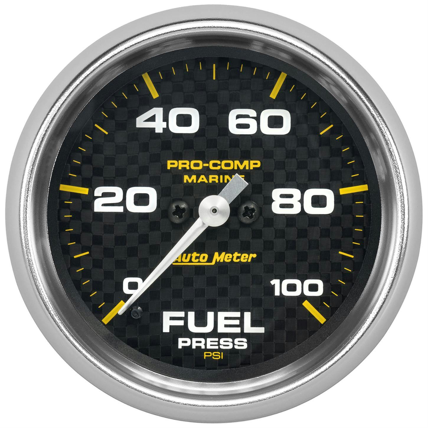 AutoMeter 200851-40 Fuel Pressure Gauge, 2 5/8 Inch, 100PSI, CF