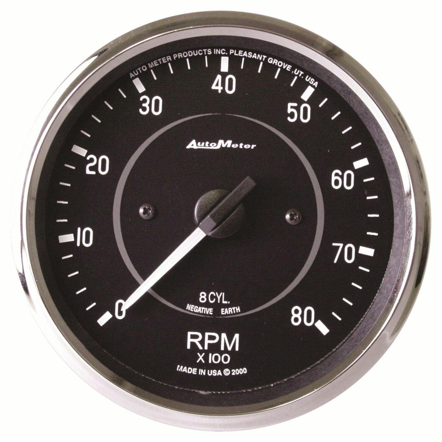 AutoMeter 201004 Cobra Air-Core In-Dash Tachometer Gauge, 4 Inch