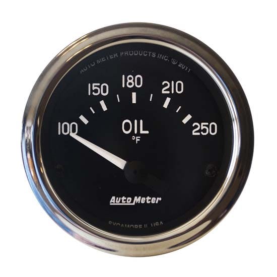 AutoMeter 201018 Cobra Air-Core Oil Temperature Gauge,2-1/16 Inch