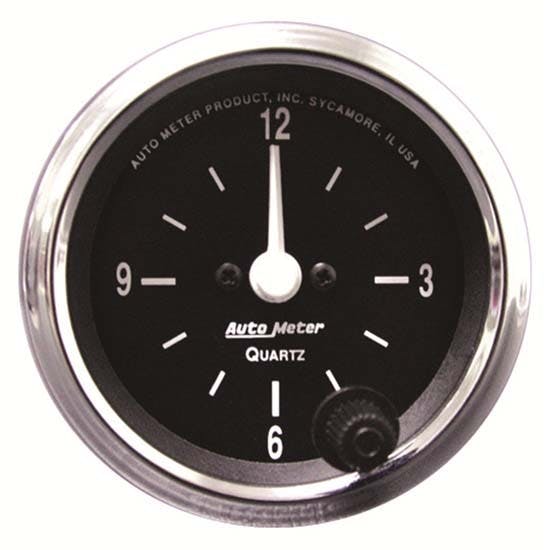 AutoMeter 201019 Cobra Quartz Clock Gauge, 2-1/16 Inch, Analog