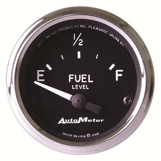 AutoMeter 201975 Cobra Air-Core Fuel Level Gauge, 2-1/16 Inch