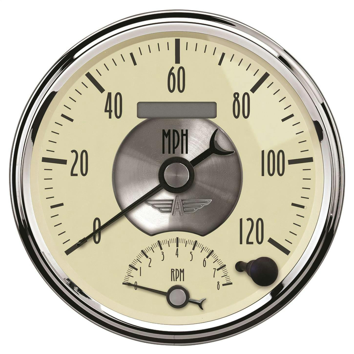 AutoMeter 2090 Prestige Antique Ivory Air-Core Tach/Speedometer