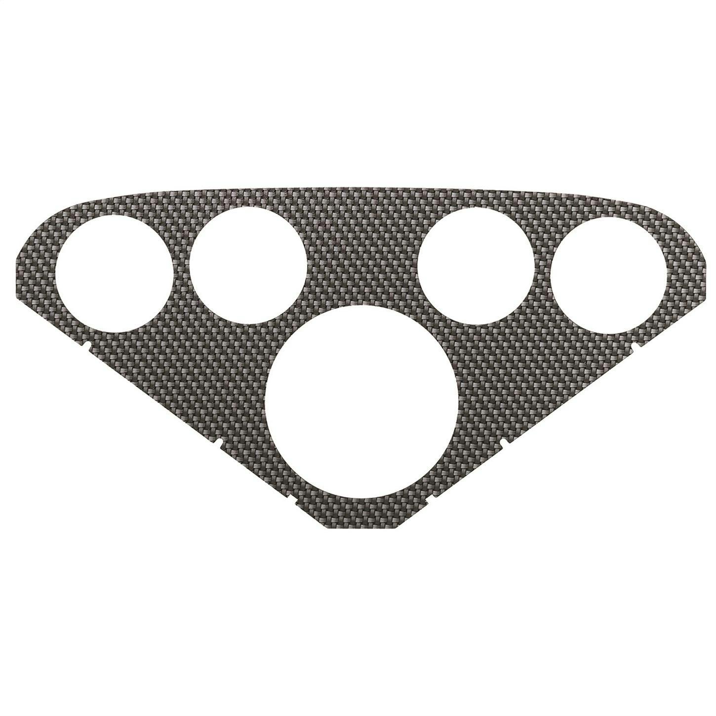 AutoMeter 2124 Carbon Fiber-Look Gauge Faceplate,55-59 Chevy PU