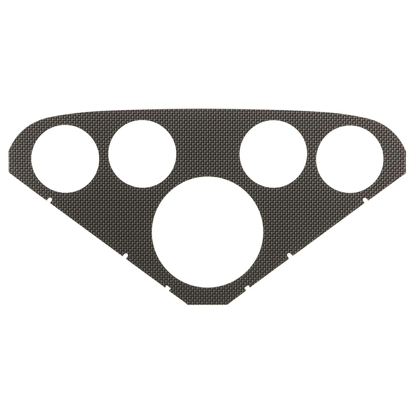 AutoMeter 2125 Carbon Fiber-Look Gauge Faceplate,55-59 Chevy PU
