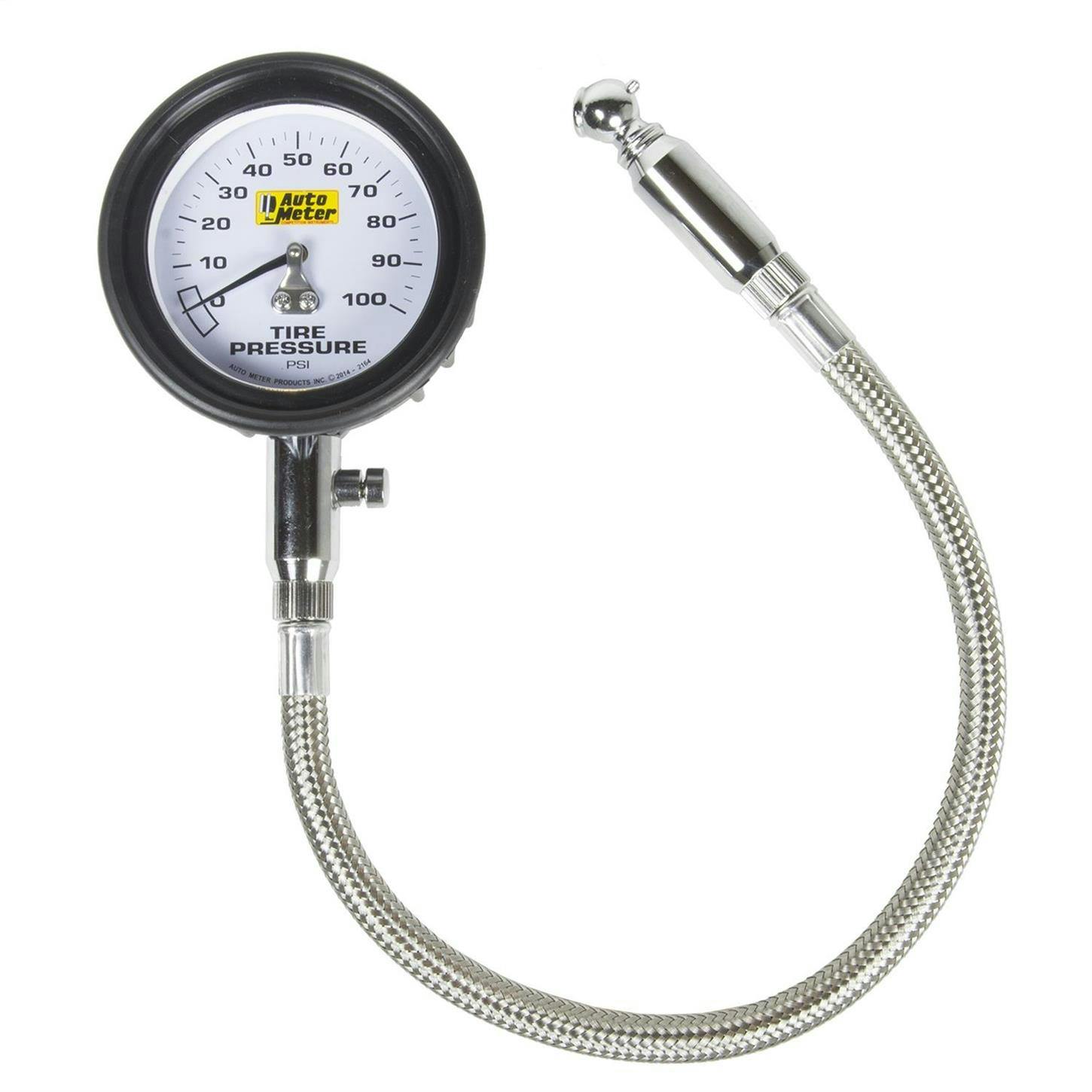 AutoMeter 2164 Tire Press. Gauge, 0-100 Psi