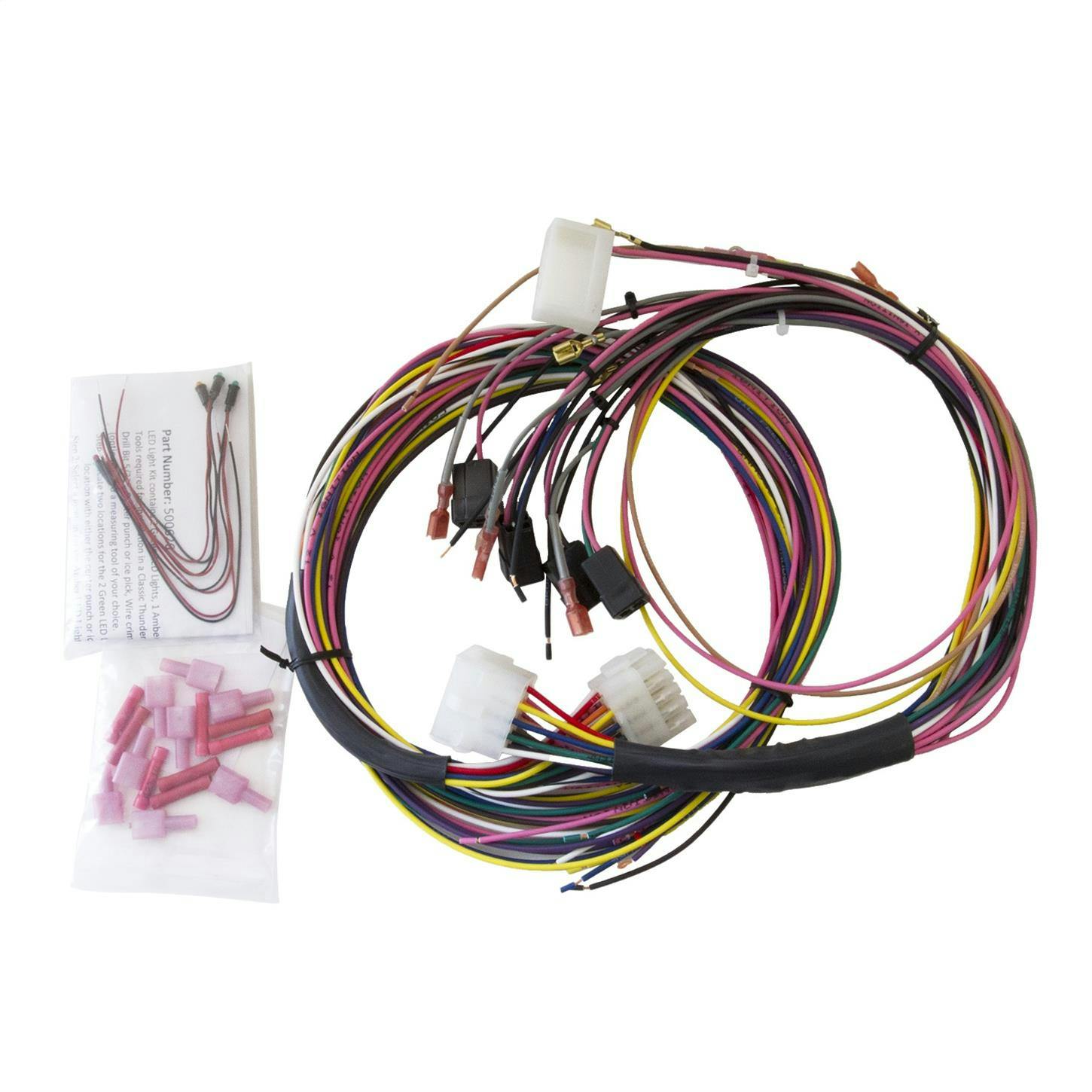 AutoMeter 2198 Universal Gauge Wire Harness with LED Indicators