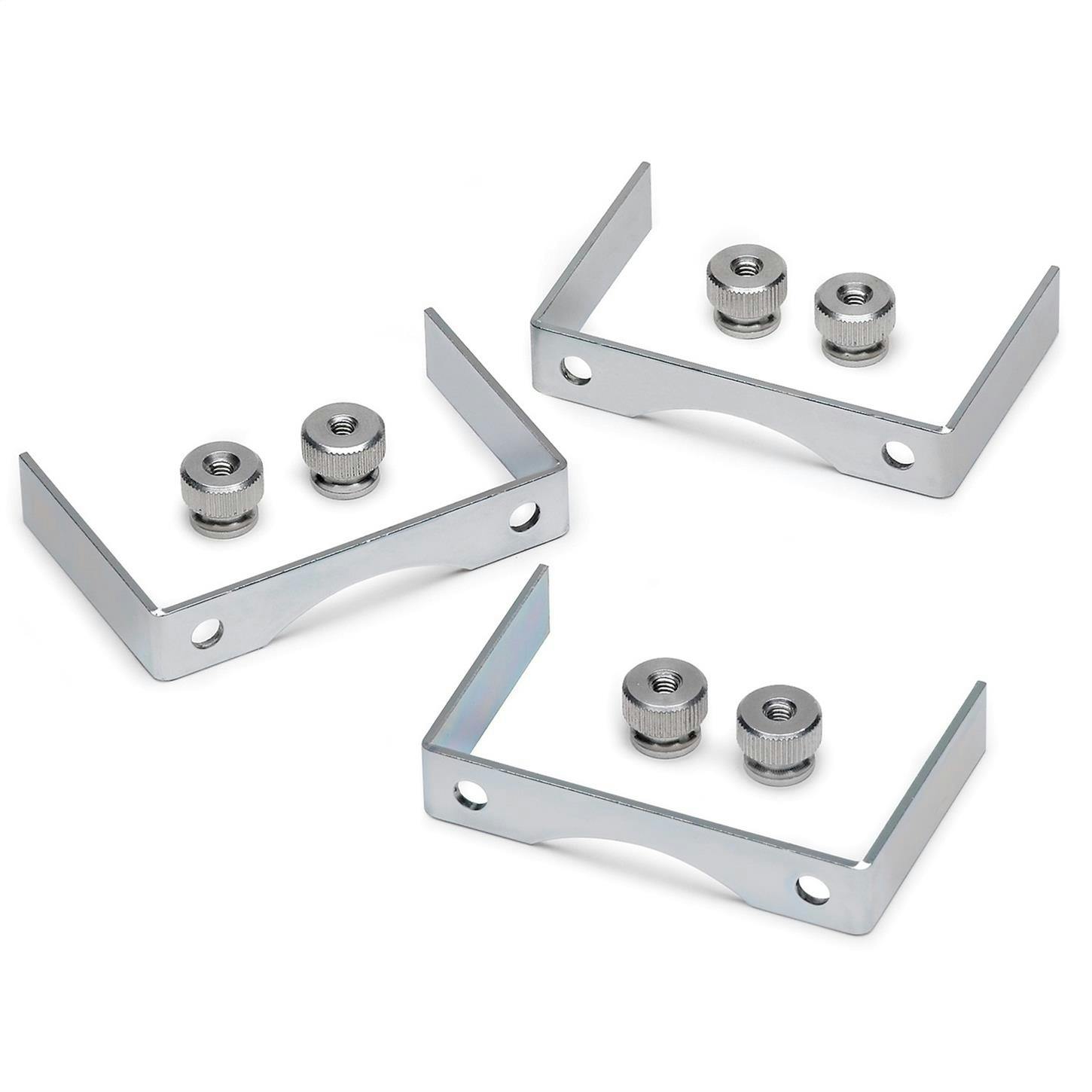 AutoMeter 2226 Gauge Bracket Kit, 2-5/8 Inch, Aluminum, Qty 3