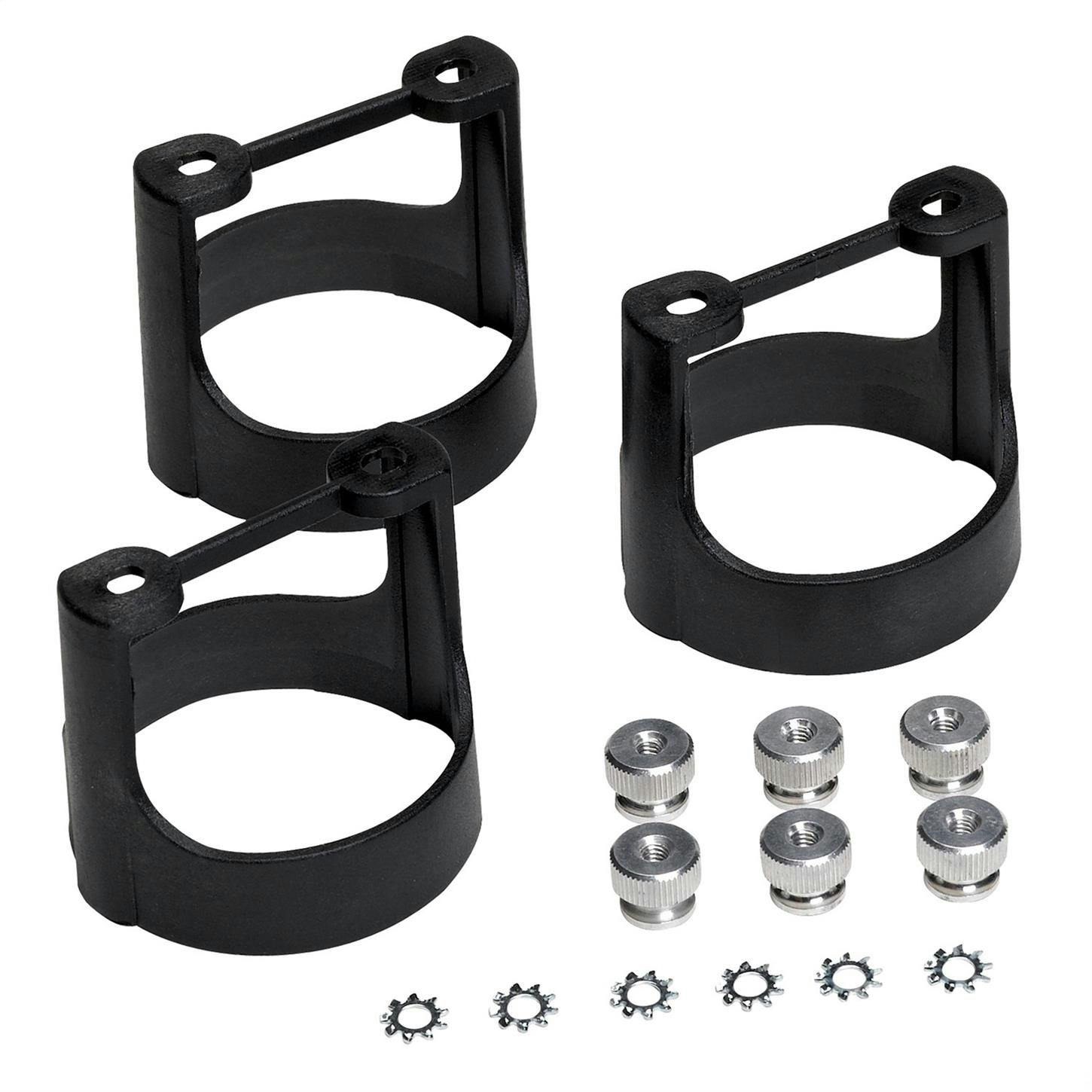 AutoMeter 2230 Gauge Bracket Kit, 2-1/16 Inch, Composite Qty 3