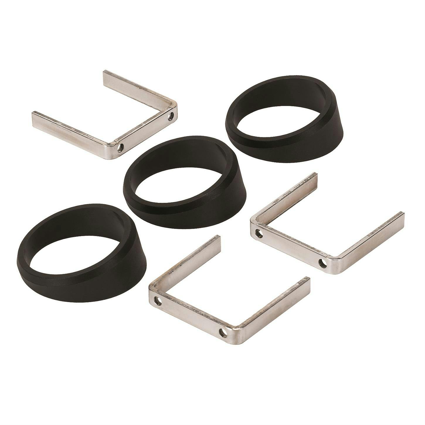 AutoMeter 2234 Angle Rings, 3 Pcs Black, For 2-1/16 Inch
