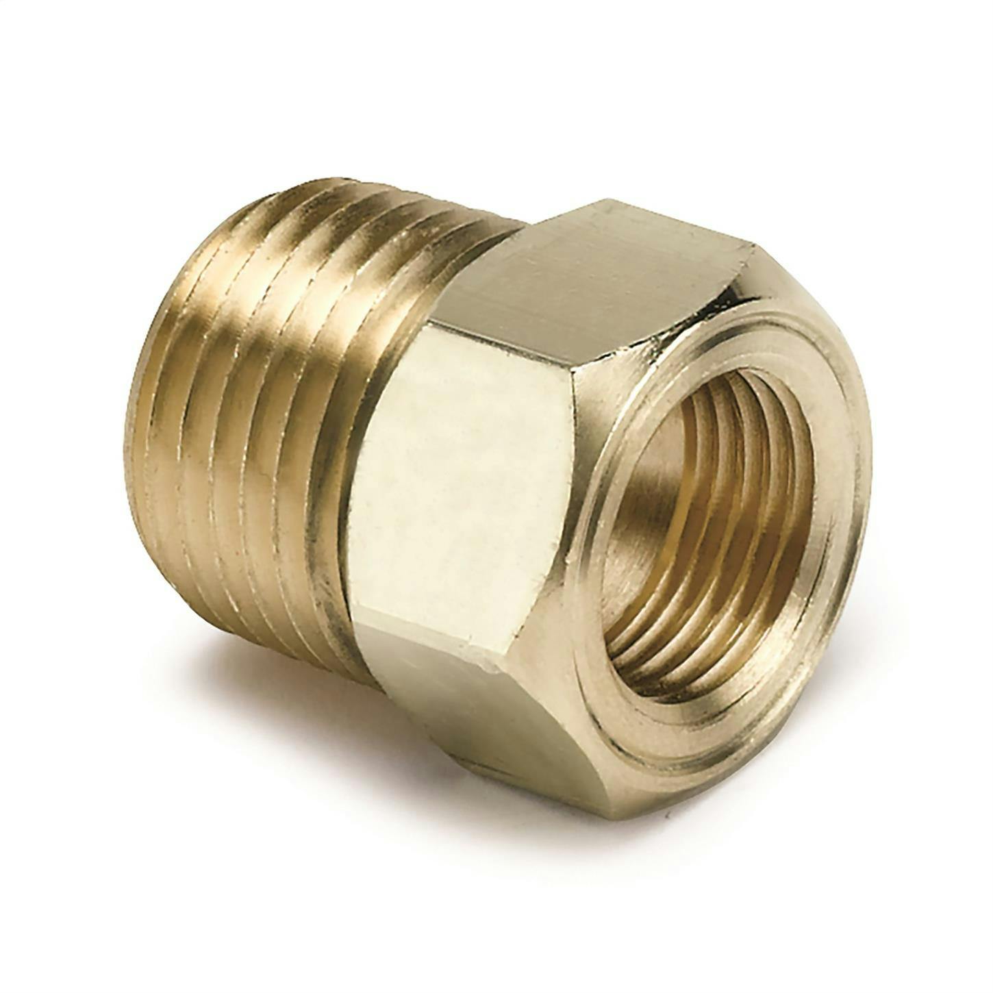 AutoMeter 2264 Temp. Gauge Probe Adapter Fitting,Brass 1/2 NPT