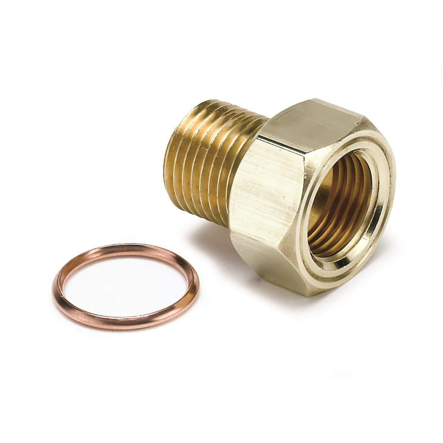 AutoMeter 2275 Temperature Sender Adapter Fitting, Brass, M16x1.5
