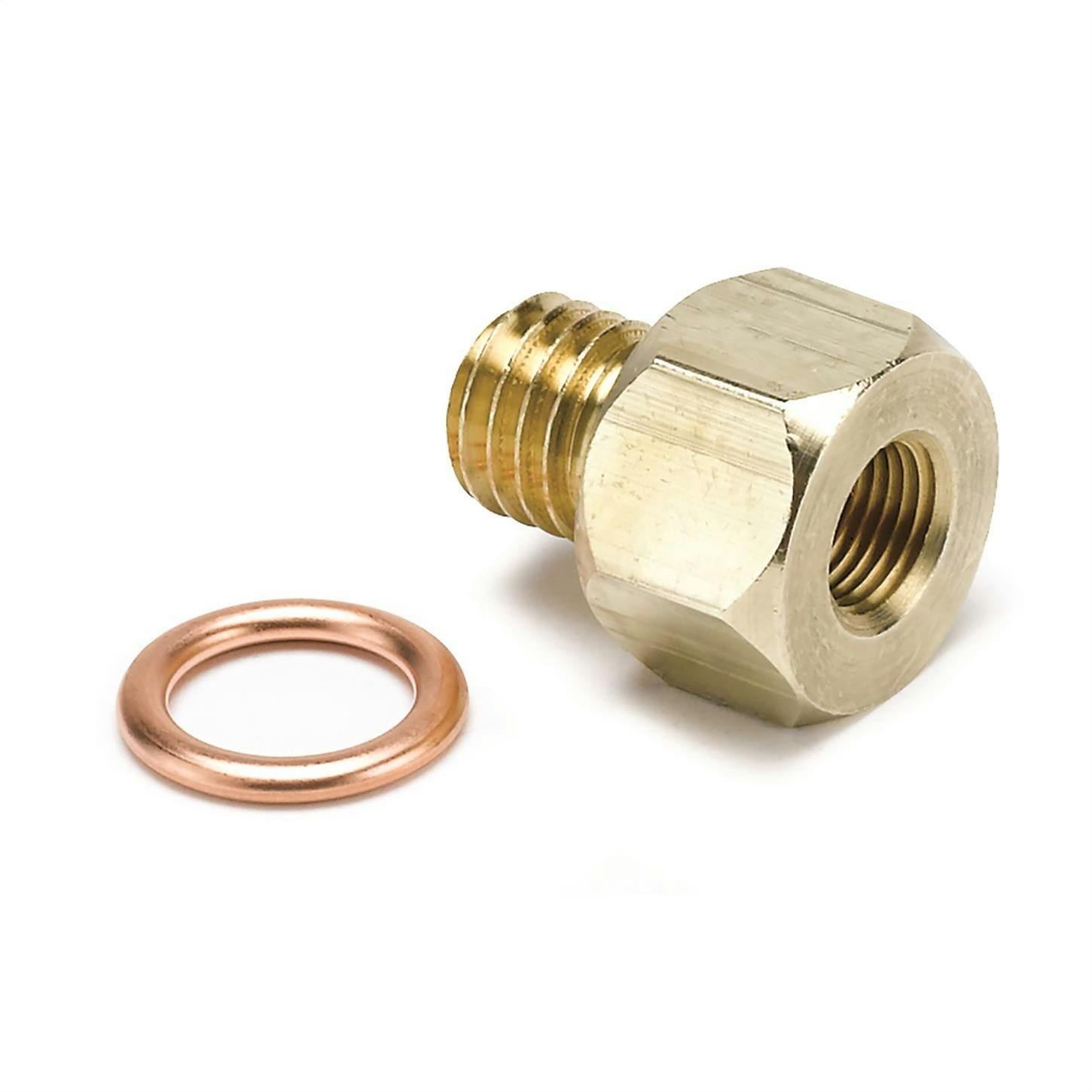 AutoMeter 2278 Sender Adapter Fitting, Brass, 1/8 NPT - M12x1.75