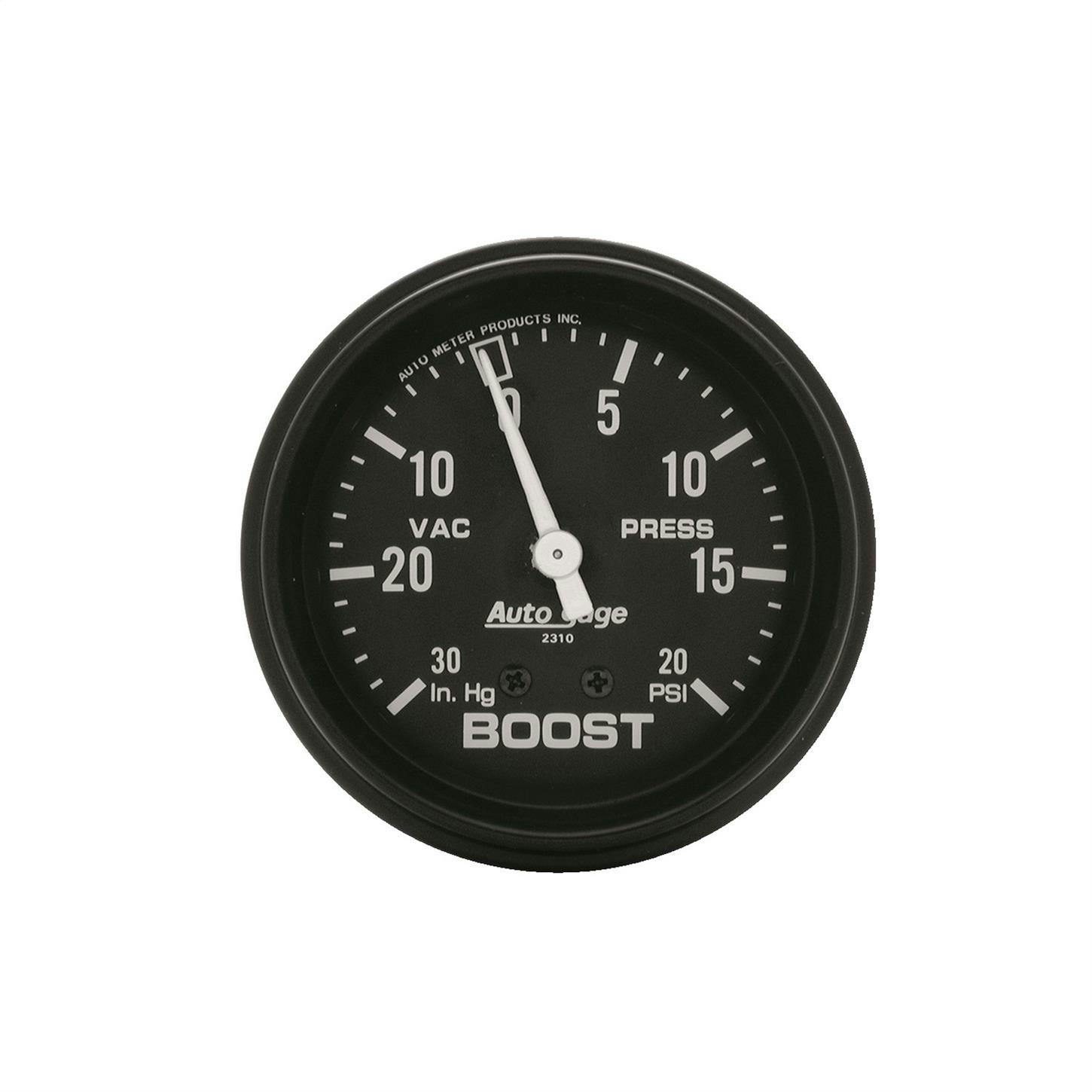 AutoMeter 2310 Auto Gage Mechanical Boost/Vacuum Gauge