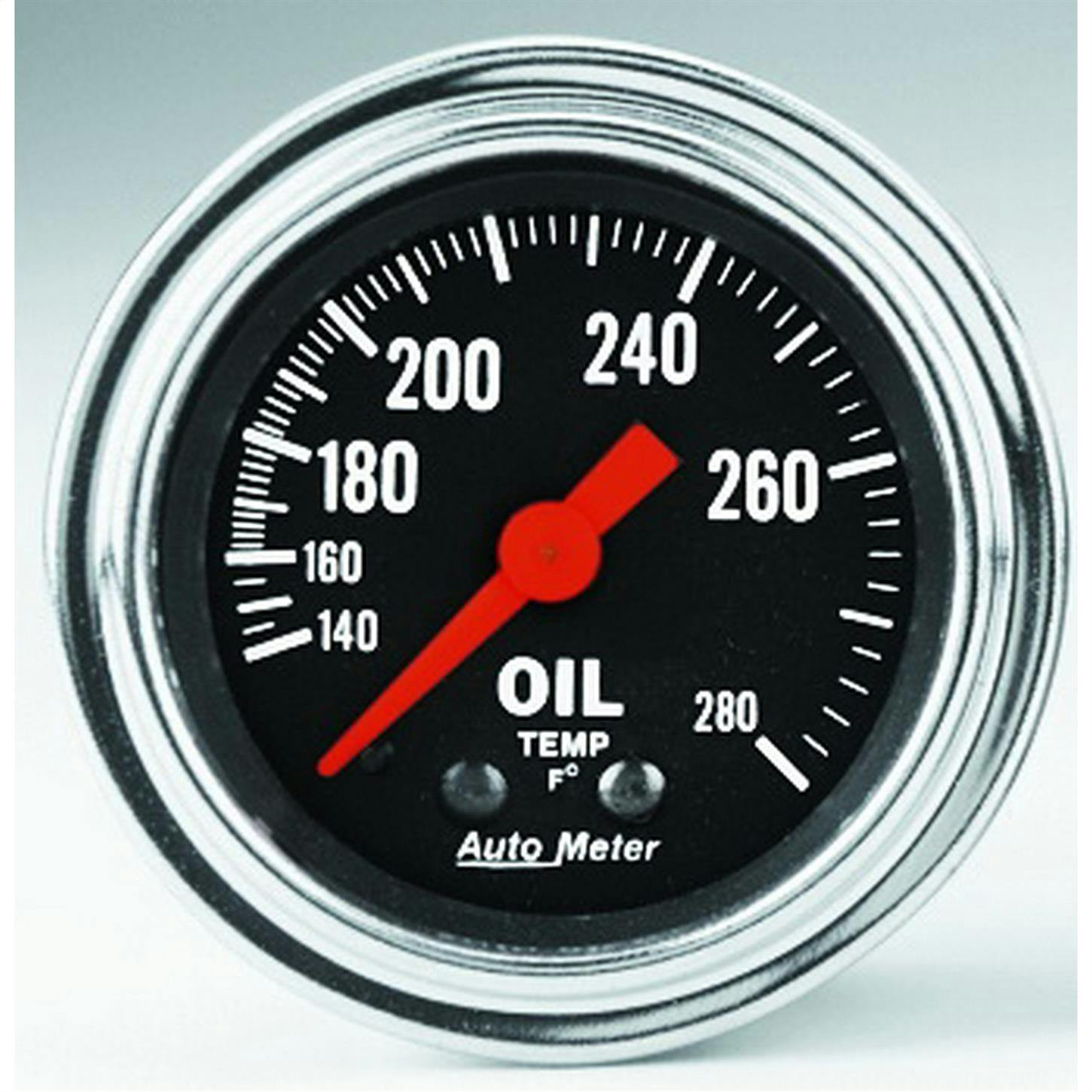 AutoMeter 2441 Traditional Chrome Mechanical Oil Temp. Gauge