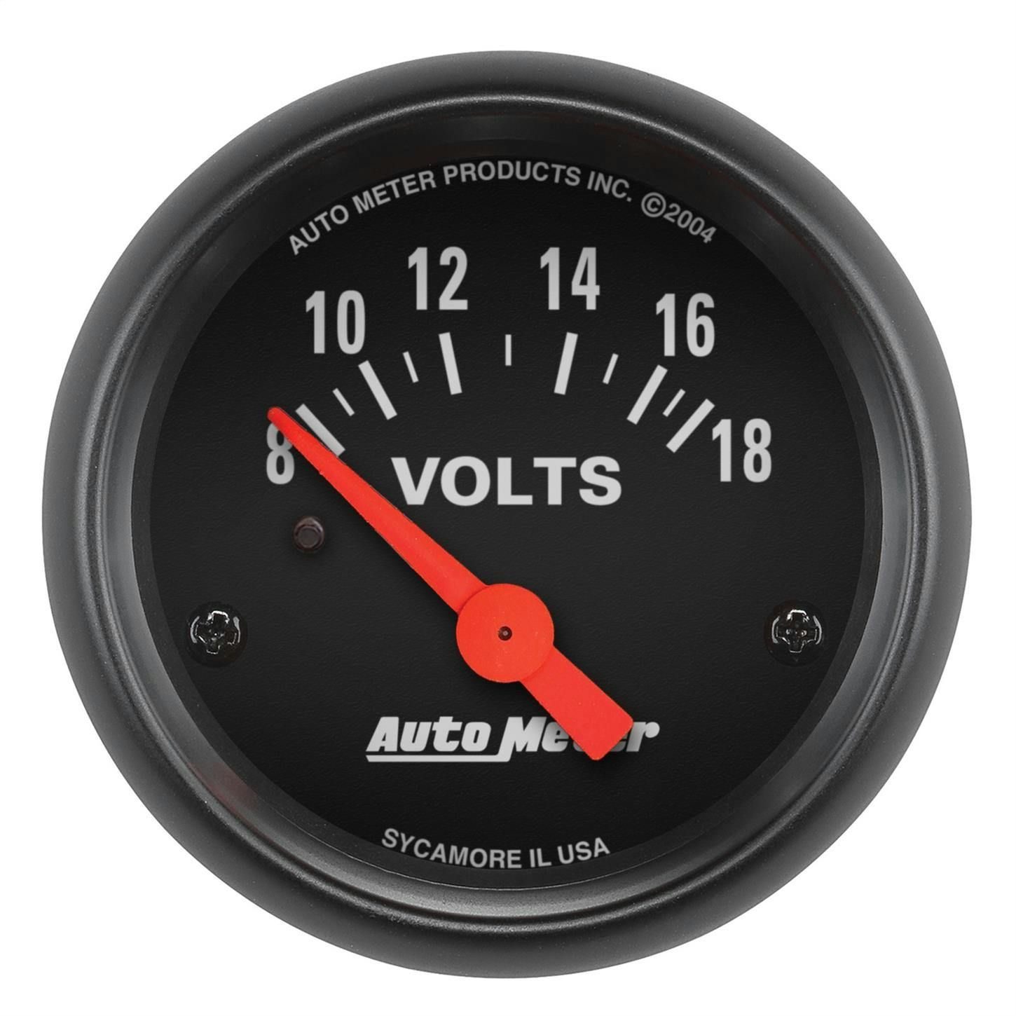 AutoMeter 2645 Z-Series Air-Core Voltmeter Gauge, 2-1/16 Inch