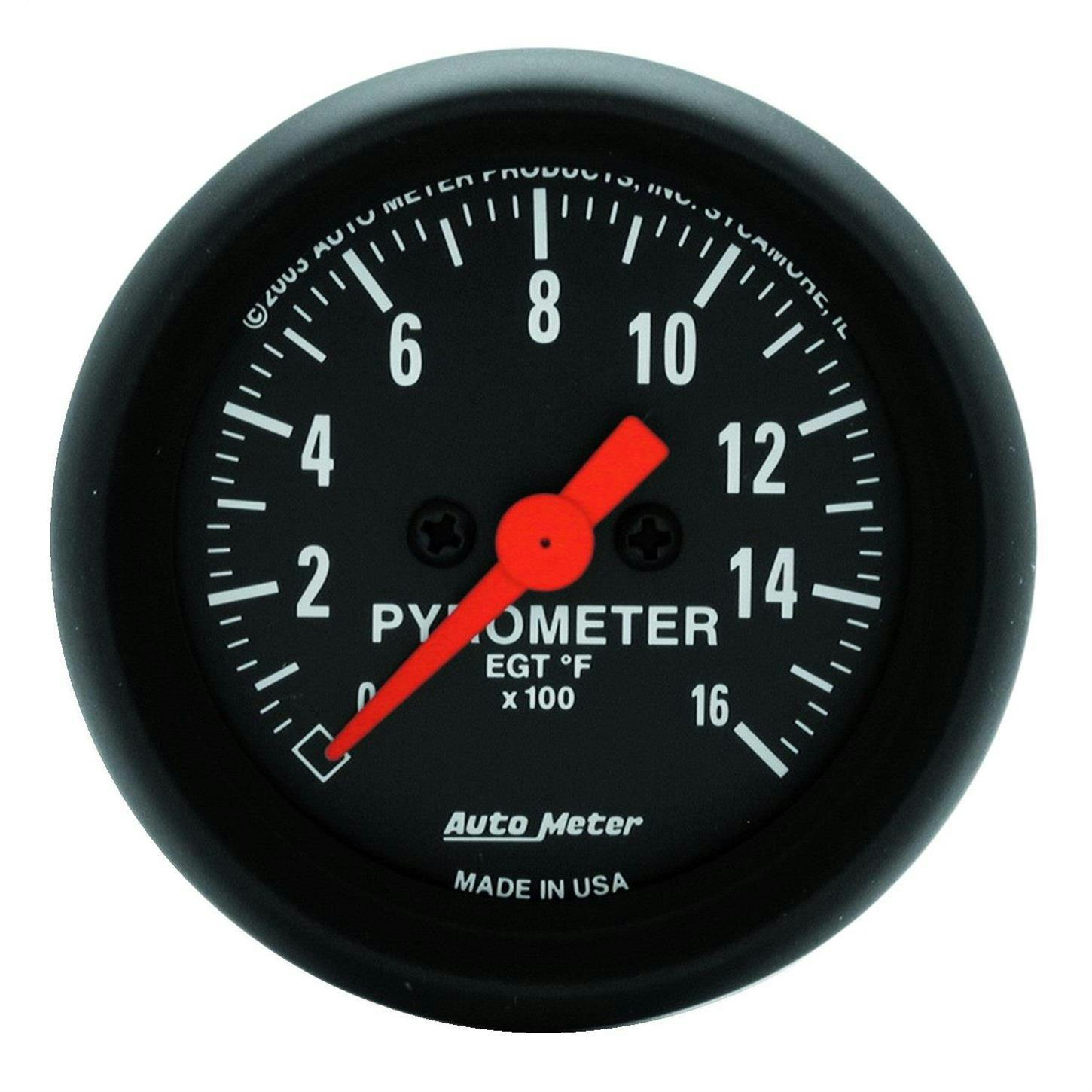AutoMeter 2654 Z-Series Digital Stepper Motor Pyrometer Gauge