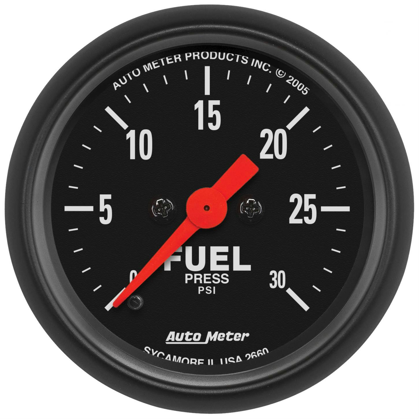 AutoMeter 2660 Fuel Pressure Gauge, 2 1/16 Inch, Z-Series
