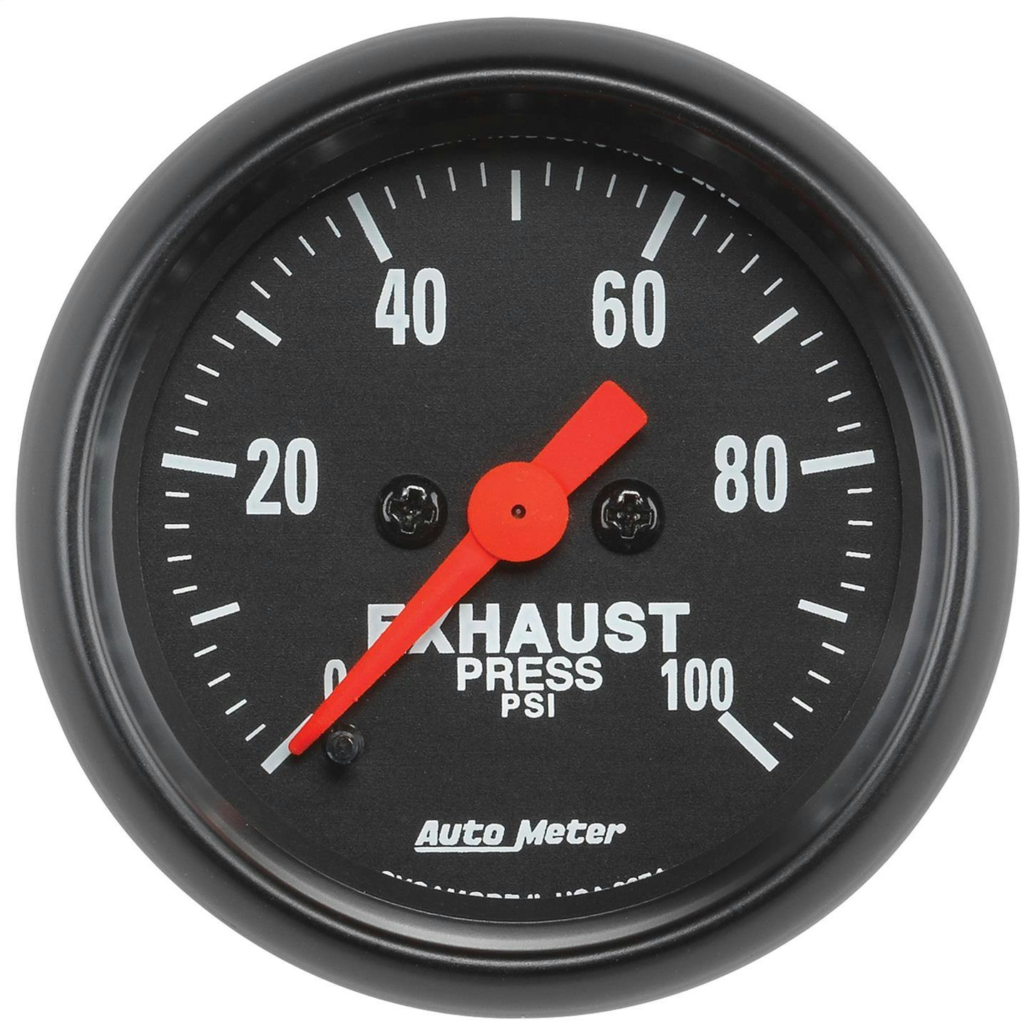 AutoMeter 2674 Exhaust Pressure Gauge, 2 1/16 Inch, 100PSI