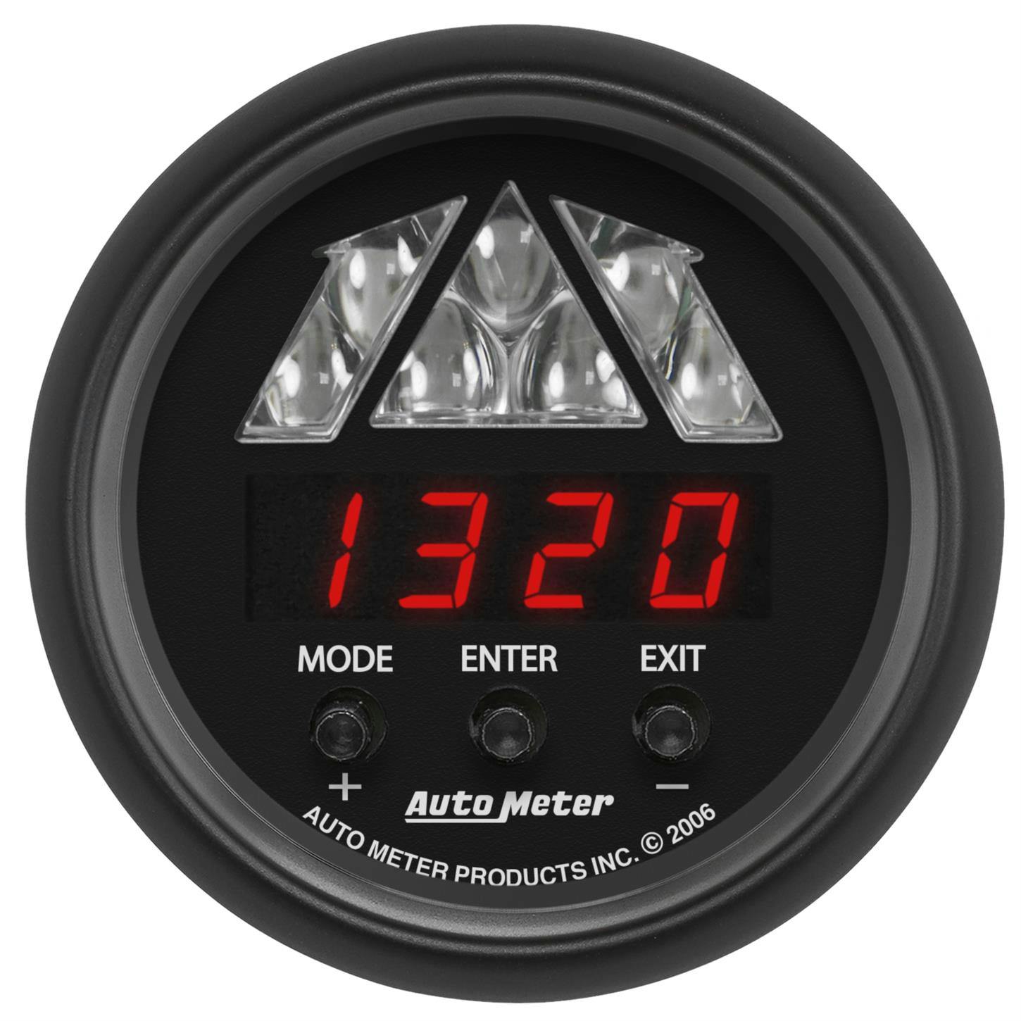 AutoMeter 2676 Gauge, Tachometer, Led Shift Light