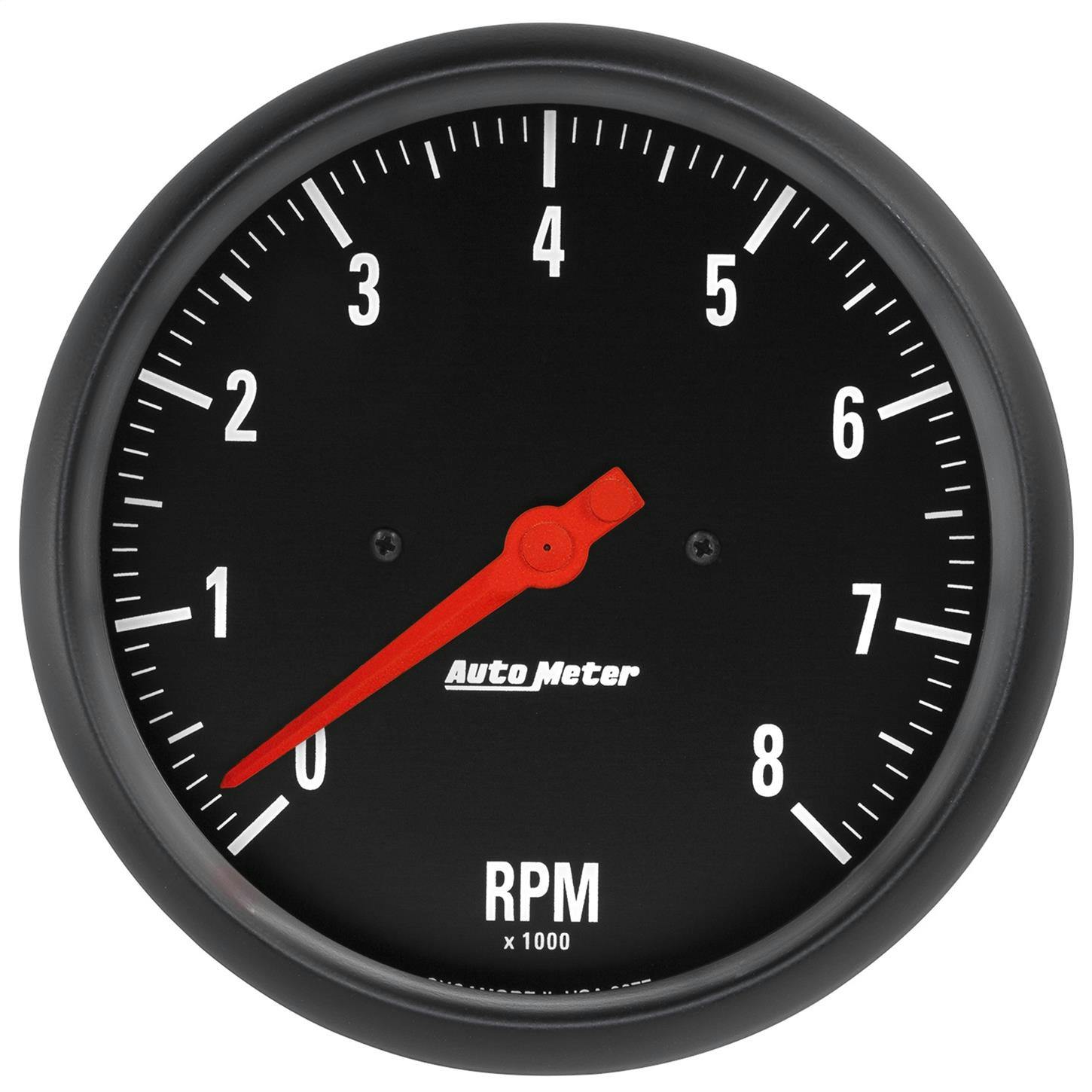 AutoMeter 2677 Tach Gauge, 5 Inch, 8K RPM, In-Dash, Z-Series