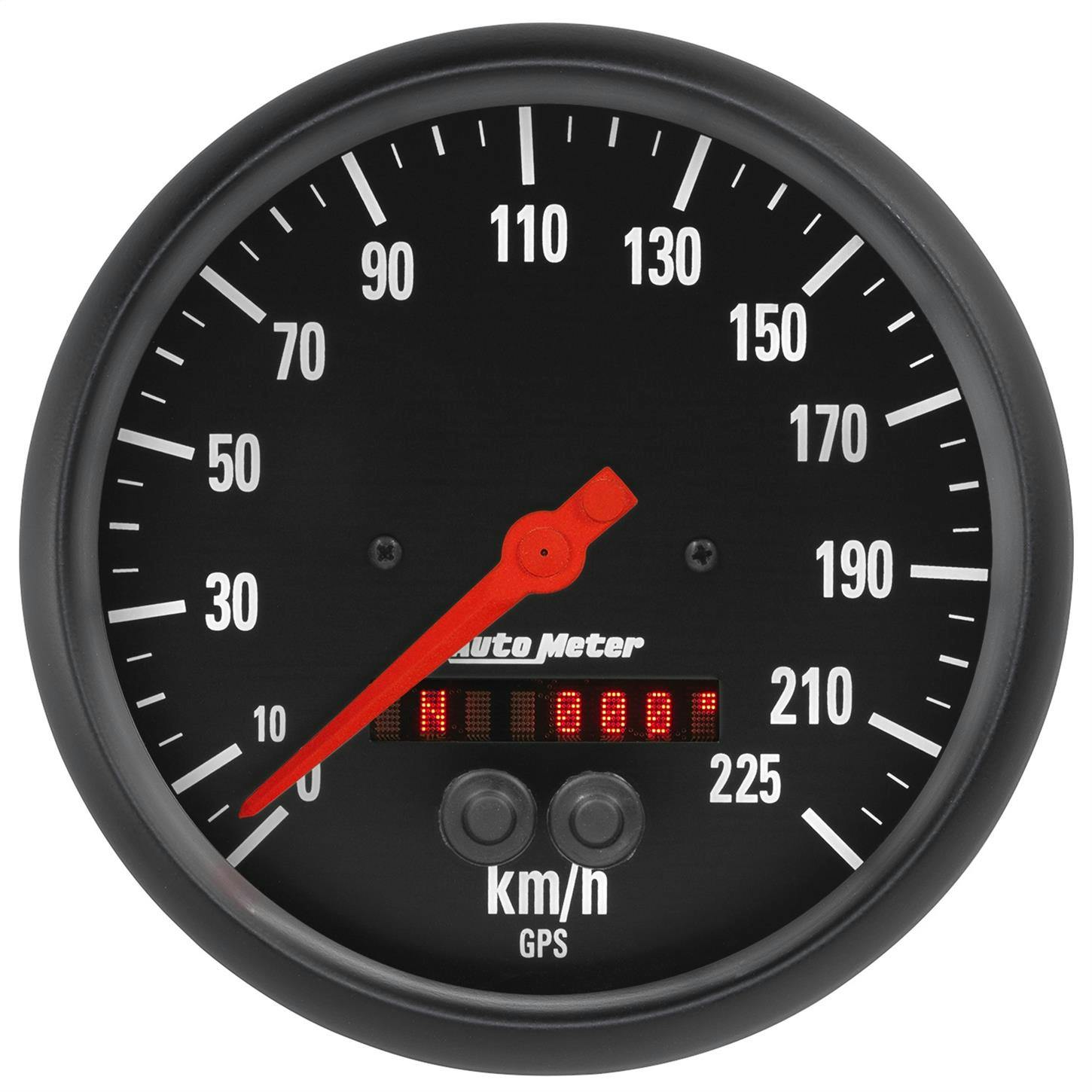 AutoMeter 2684-M Speedo Gauge, 5 Inch, 225KMH, GPS, Z-Series