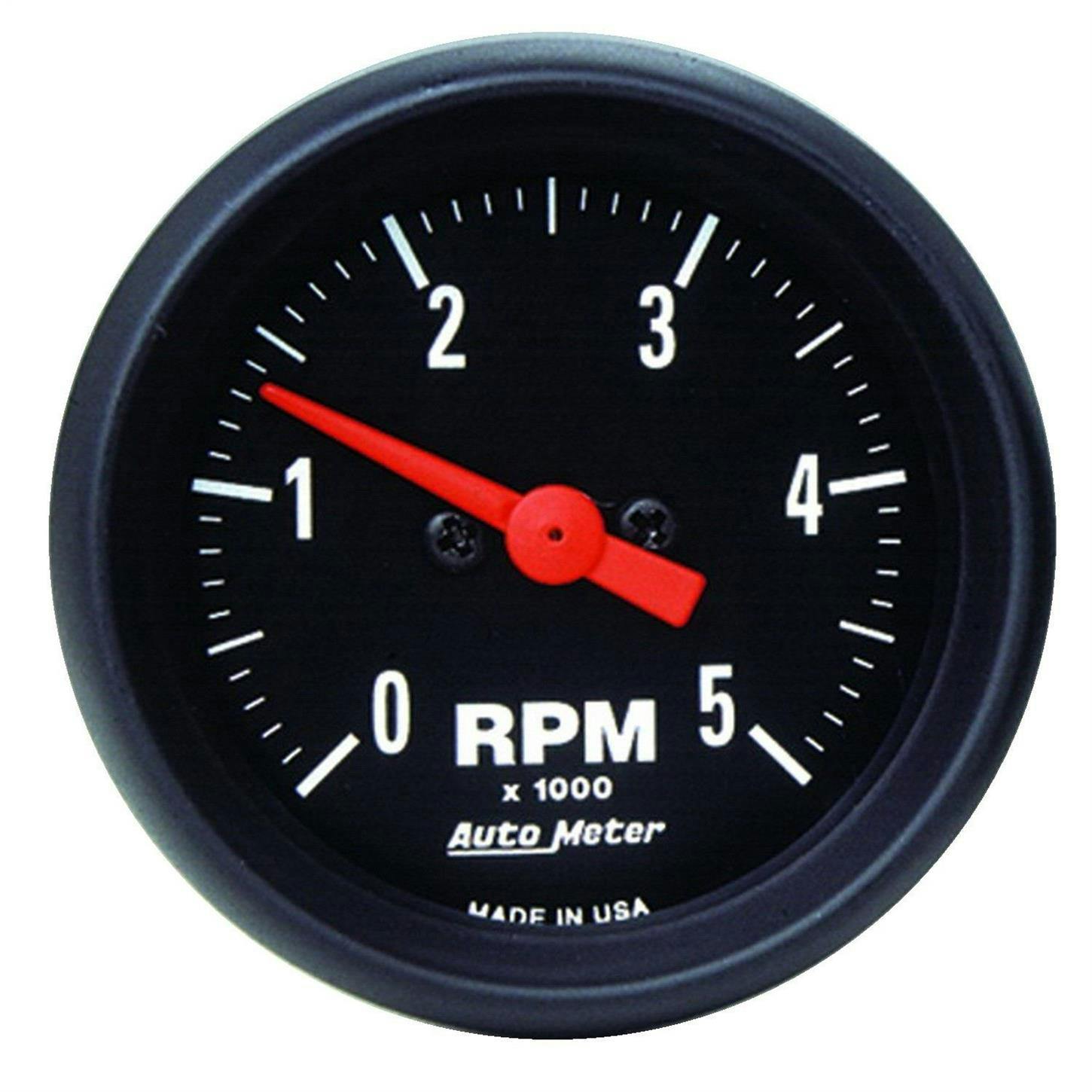 AutoMeter 2697 Z-Series Air-Core In-Dash Tach, 5k RPM,2-1/16 Inch