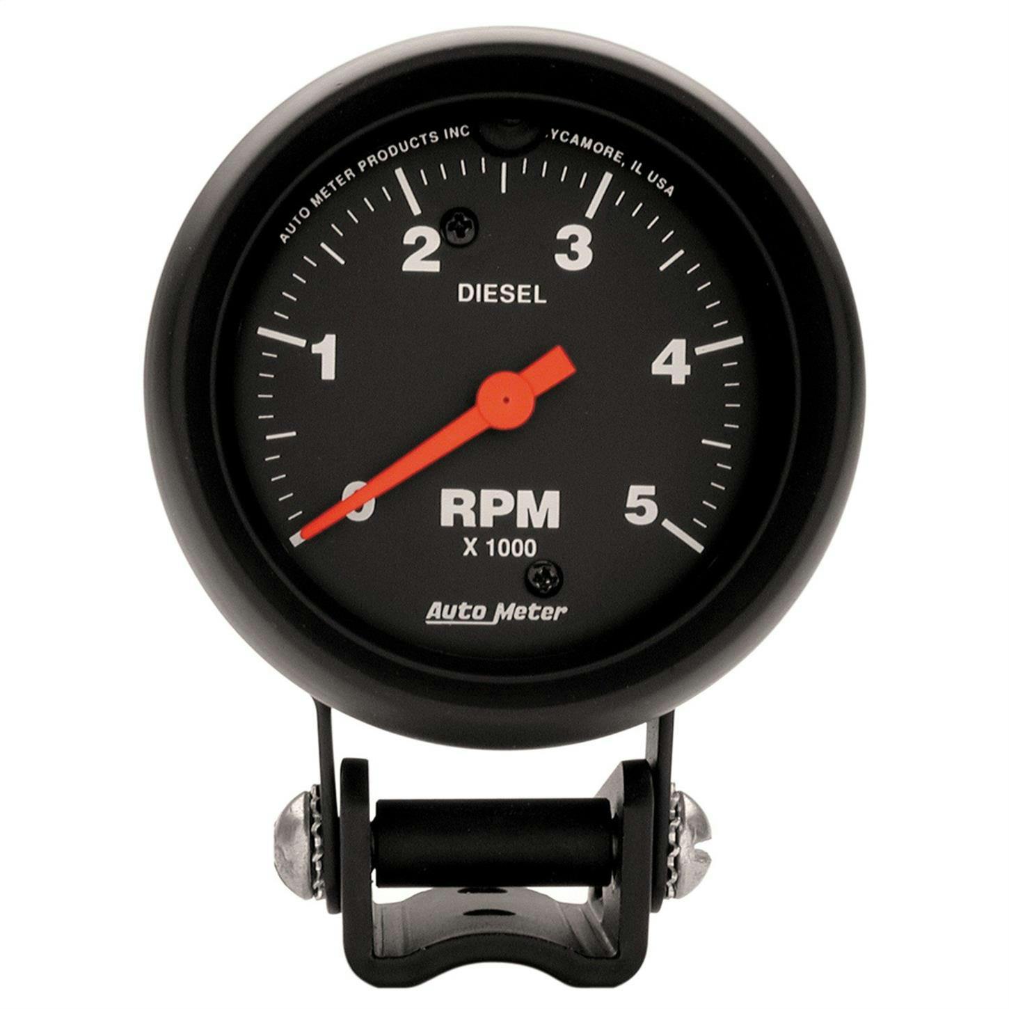 AutoMeter 2888 Z-Series Air-Core Pedestal Tach, 5k RPM,2-5/8 Inch