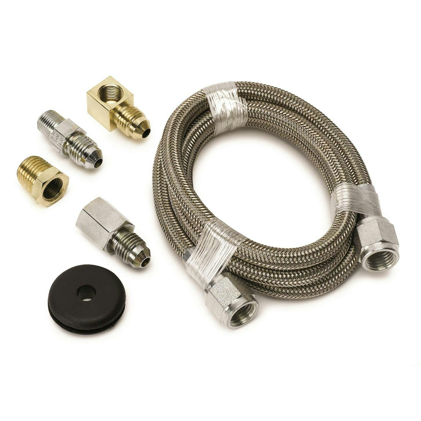 AutoMeter 3227 Stainless Line Kit for Press. Gauges, -4 AN,3 FT