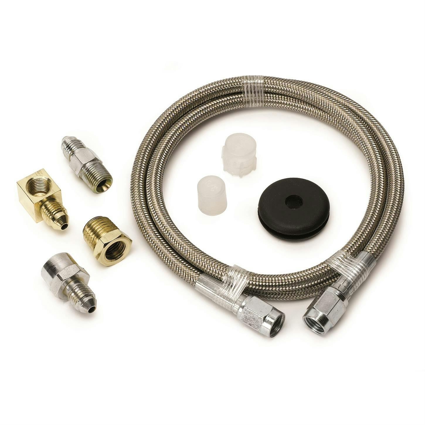 AutoMeter 3234 Stainless Line Kit for Press. Gauges, -3 AN,3 FT