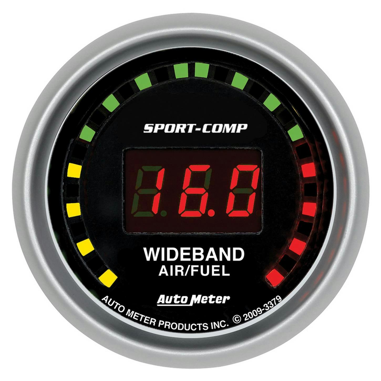 AutoMeter 3379 Sport-Comp Digital Wideband Air/Fuel Ratio Gauge