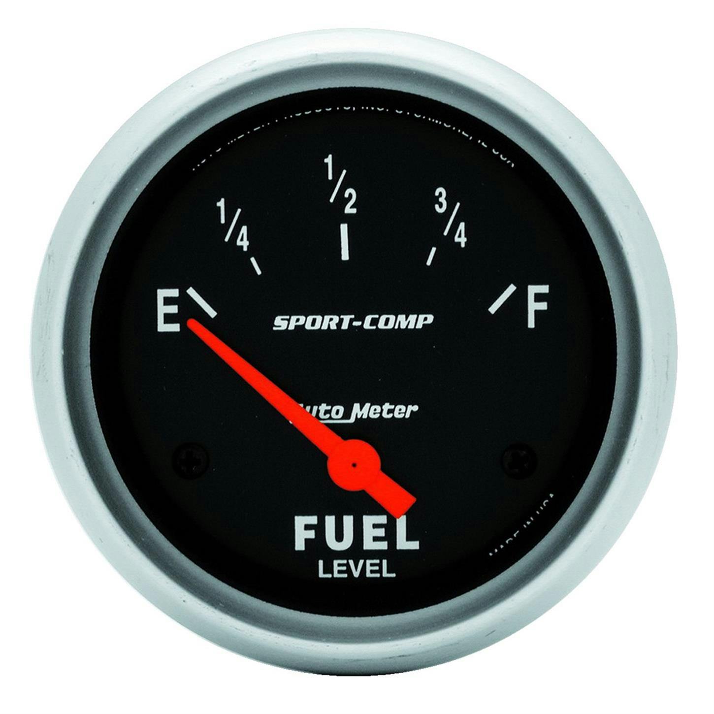 AutoMeter 3514 Sport-Comp Air-Core Elec. Fuel Level Gauge,2-5/8