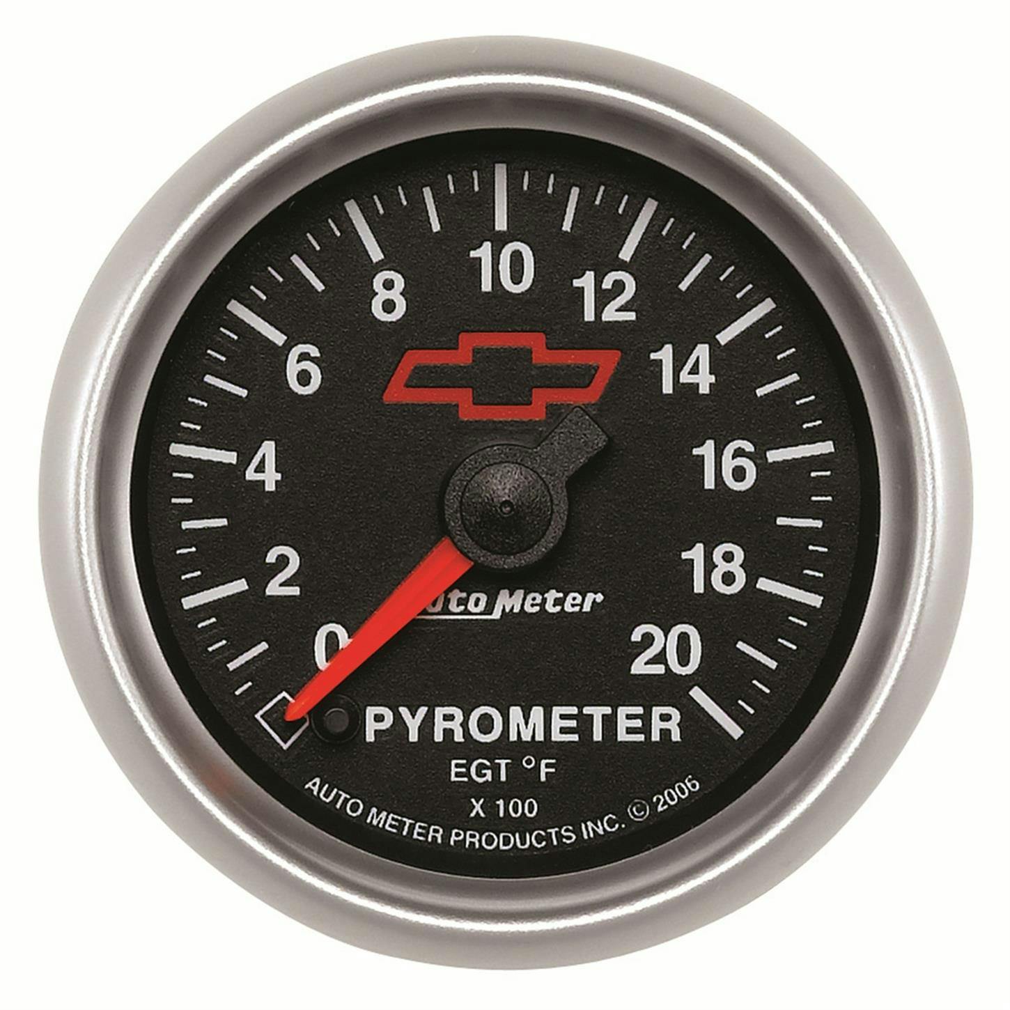 AutoMeter 3645-00406 Pyrometer Gauge, 2 1/16 Inch, 2000 Deg., Blk