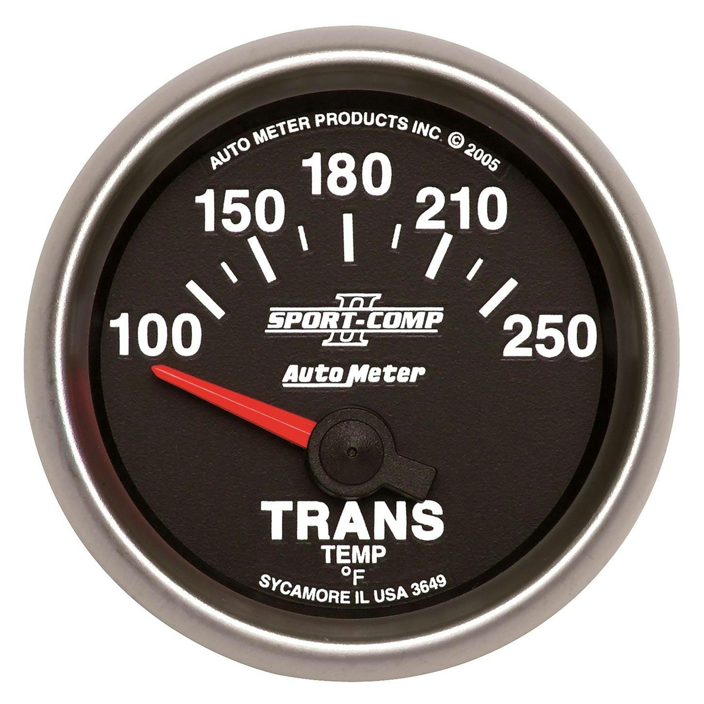 AutoMeter 3649 Sport-Comp II Air-Core Transmission Temp. Gauge