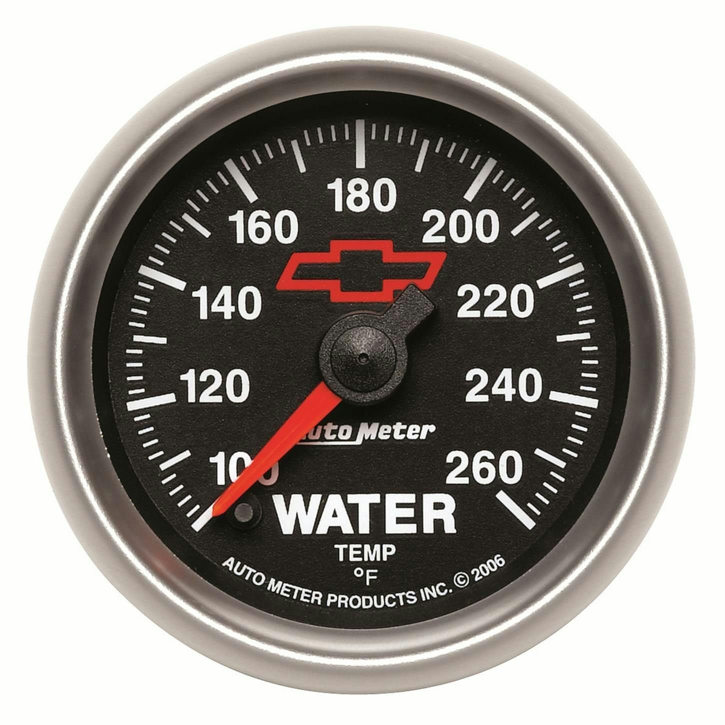 AutoMeter 3655-00406 Water Temp Gauge, 2 1/16 Inch, 100-260 Deg.