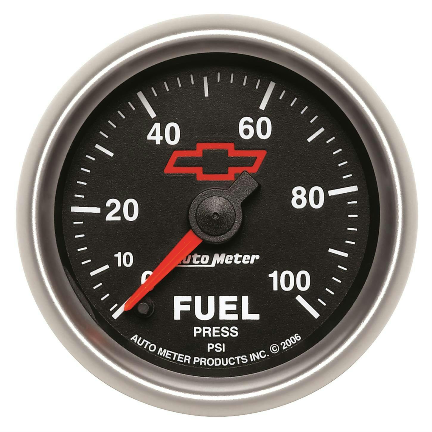 AutoMeter 3663-00406 Fuel Pressure Gauge, 2 1/16 Inch, 100PSI