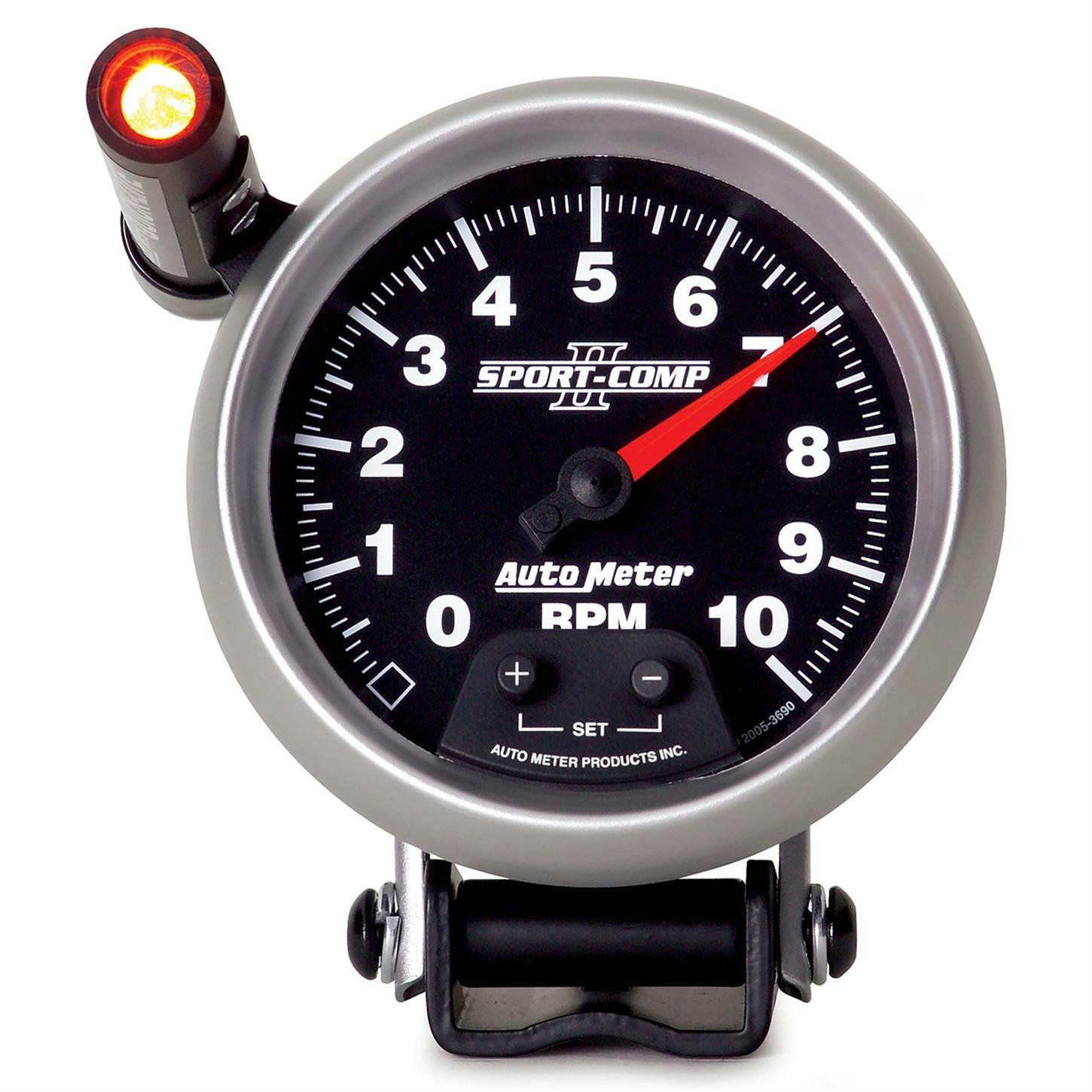AutoMeter 3690 Sport-Comp II Air-Core Pedestal Tach,10k RPM,3-3/4