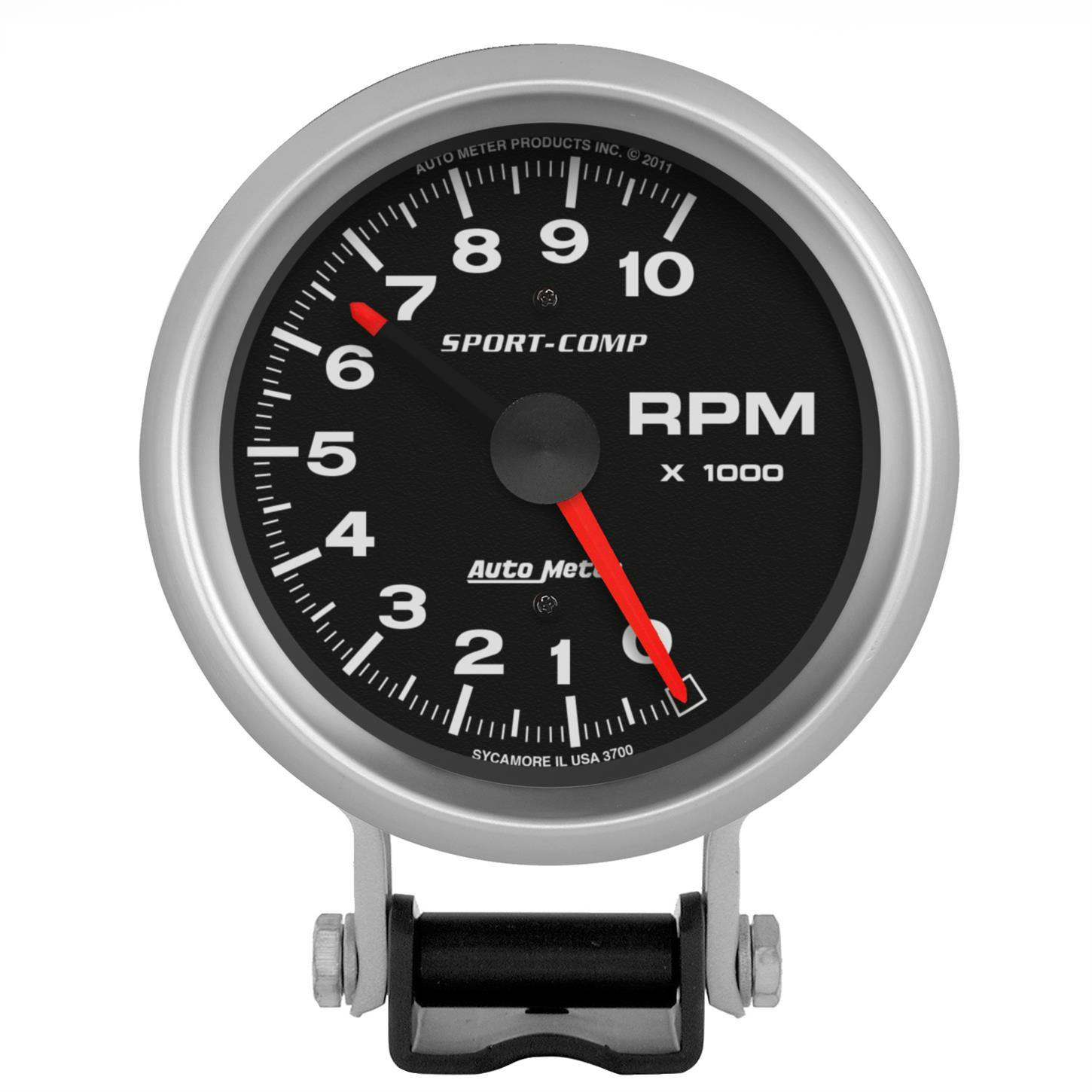 AutoMeter 3700 Sport-Comp Air-Core Pedestal Tach, 10k RPM, 3-3/4