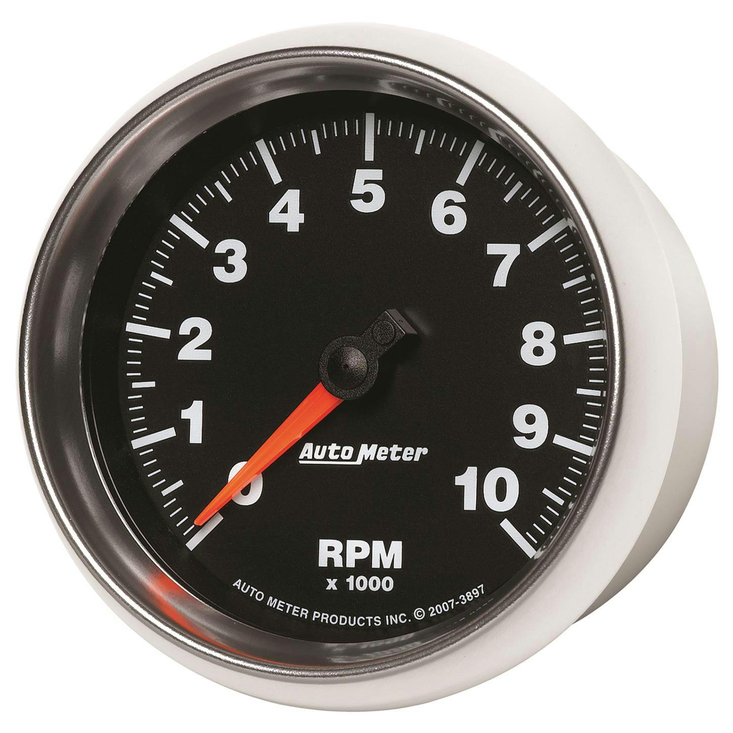 AutoMeter 3897 Tach Gauge, 3 3/8 Inch, 10K RPM, In-Dash, GS
