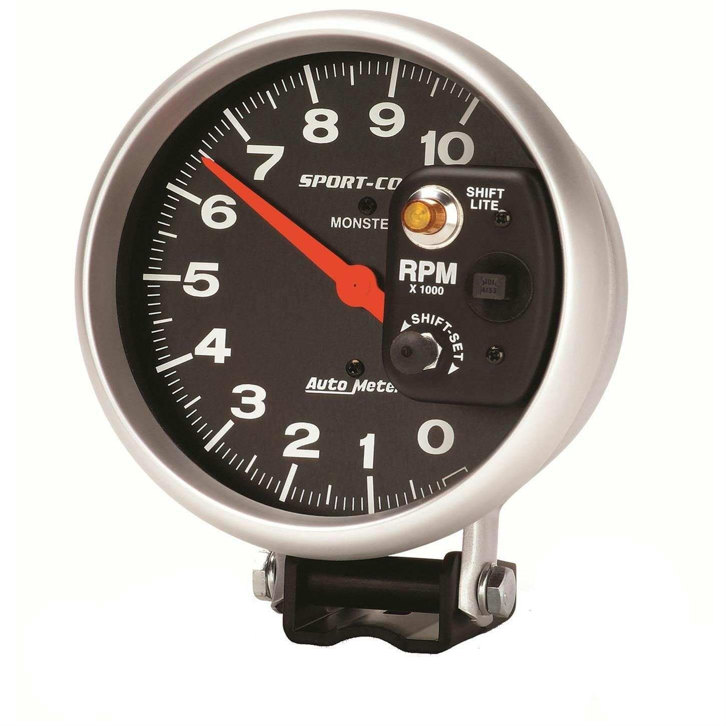 AutoMeter 3903 Tach Gauge, 5 Inch, 10K RPM, W/ Int. Shift-Lite