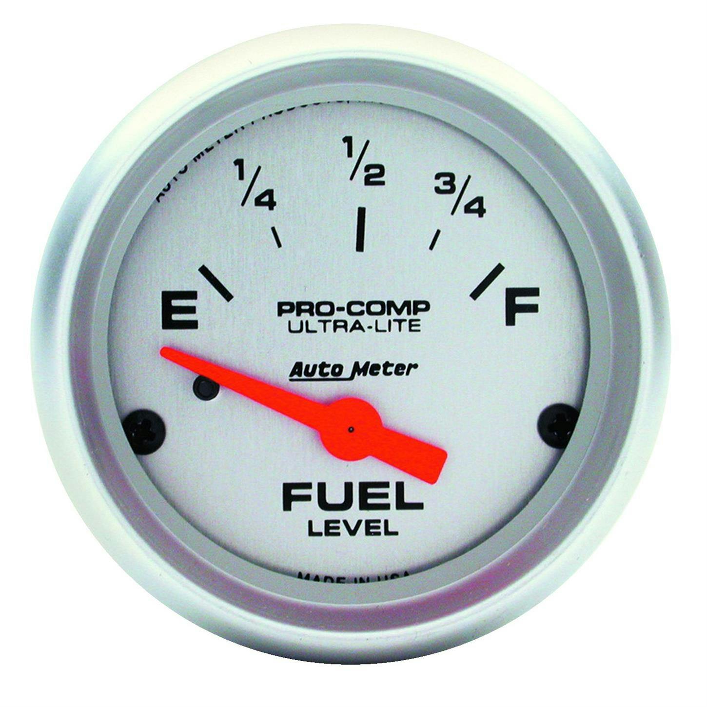 AutoMeter 4316 Ultra-Lite Air-Core Fuel Level Gauge, 2-1/16 Inch