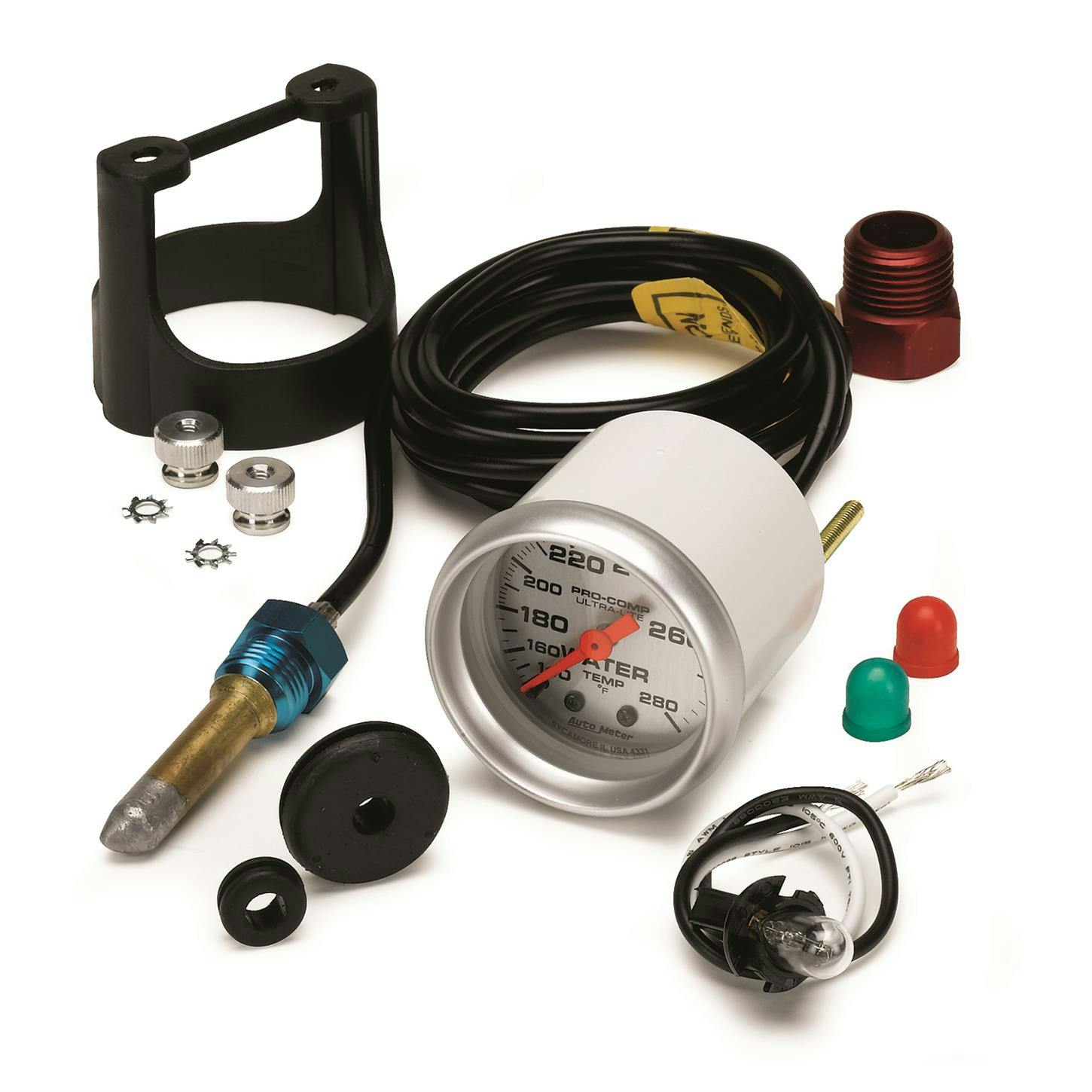 AutoMeter 4331 Ultra-Lite Mechanical Water Temperature Gauge