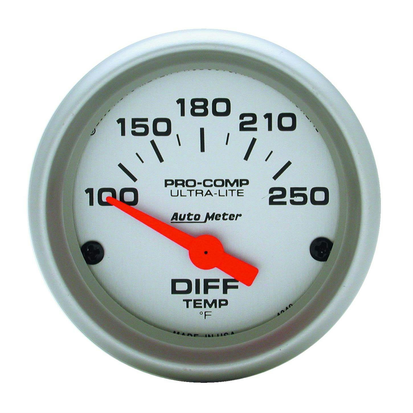 AutoMeter 4349 Ultra-Lite Air-Core Differential Temperature Gauge