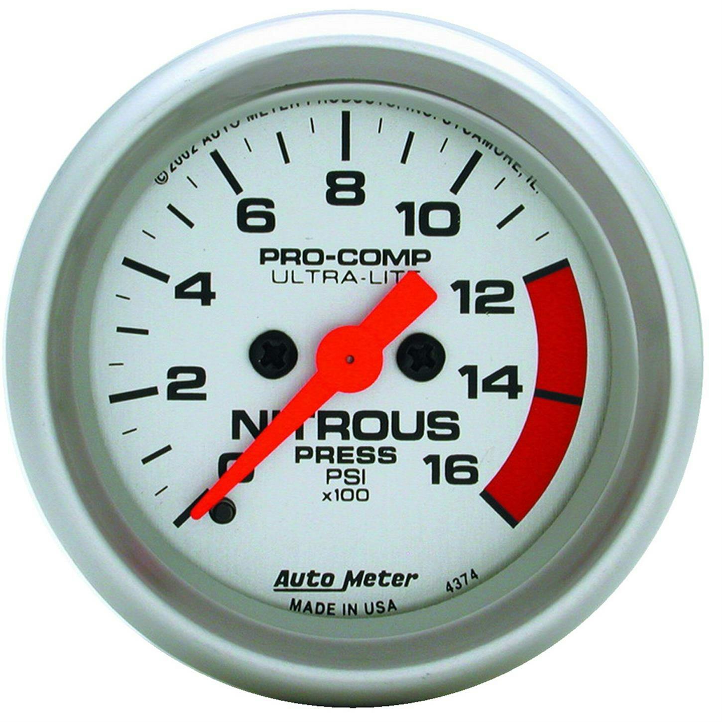 AutoMeter 4374 Ultra-Lite Digi. StepperMotor Nitrous Press Gauge