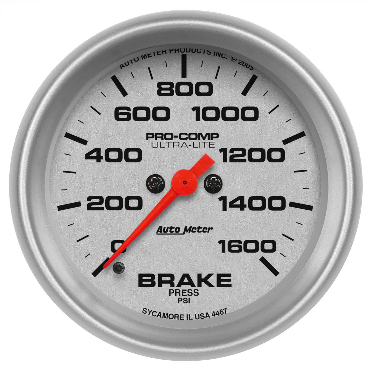 AutoMeter 4467 Ultra-Lite Digital StepperMotor Brake Press. Gauge