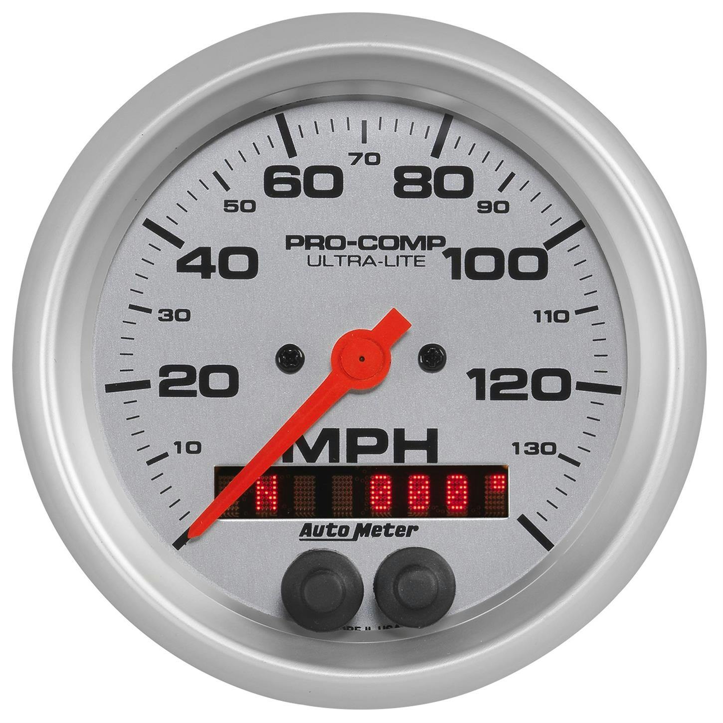AutoMeter 4480 Ultra-Lite Air-Core GPS Speedometer,140MPH,3-3/8