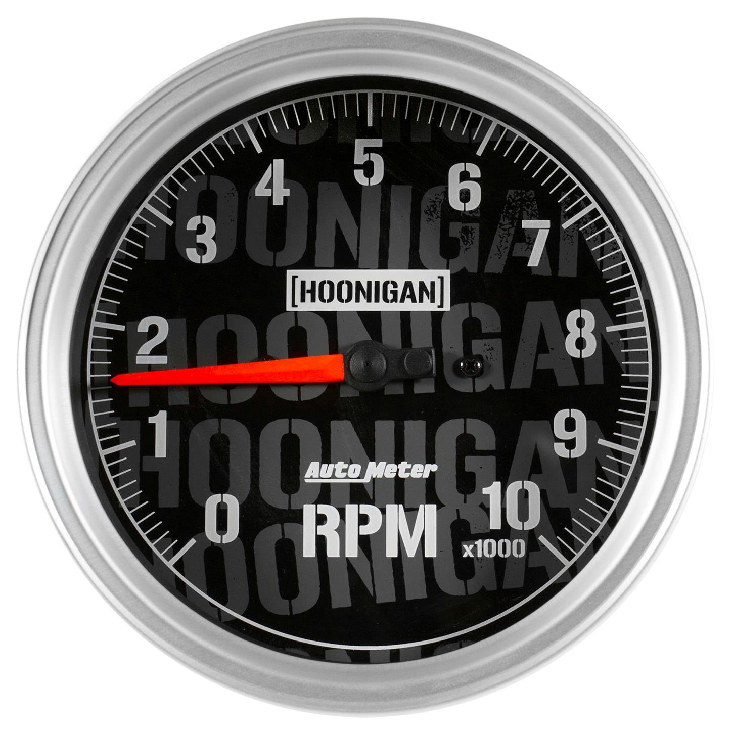 AutoMeter 4498-09000 Tach Gauge, 5 Inch, 10K RPM, Hoonigan